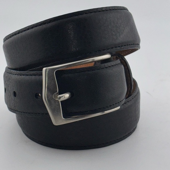 Martin Dingman Dorian Black Leather -Grain Belt Size 40​​ - Picture 4 of 10